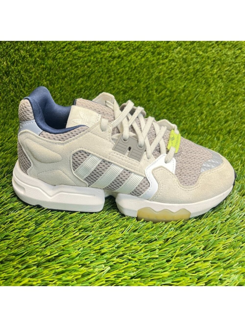 Adidas ZX Torsion Womens Size 5.5 Beige Brown Athletic Walking Shoes Sneakers